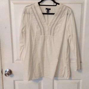 Women's white Gap blouse
